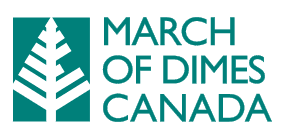 MARCH OF DIMES CANADA logo