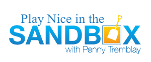 PLAY NICE IN THE SANDBOX logo