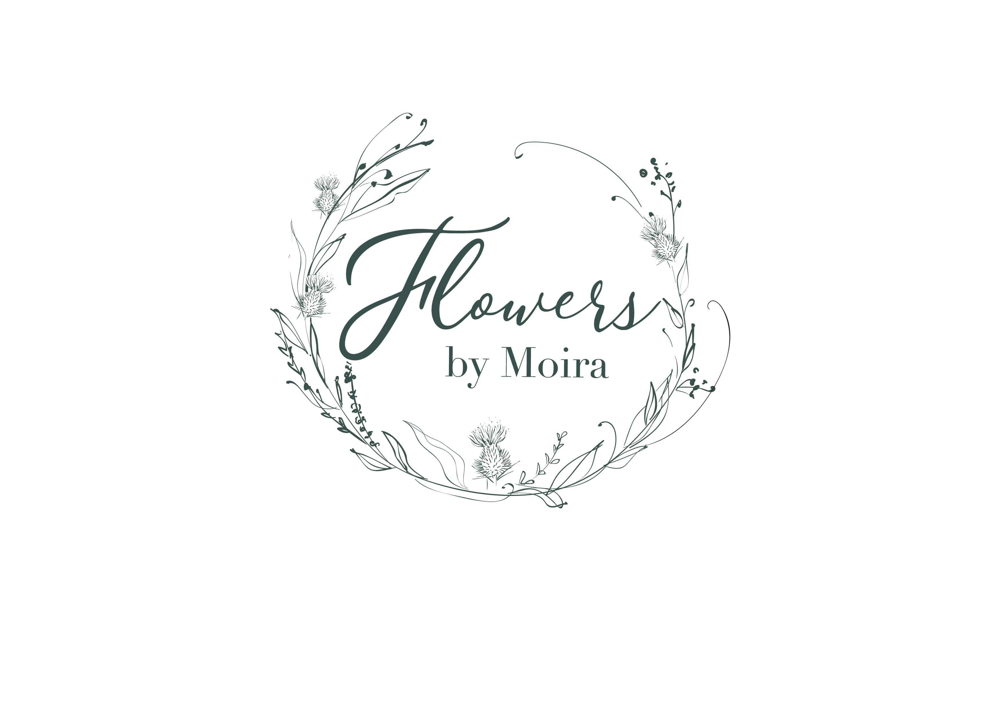 FLOWERS BY MOIRA logo