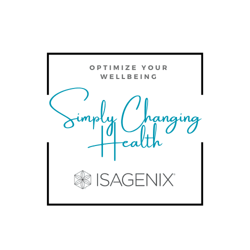 SIMPLY CHANGING HEALTH WITH ISAGENIX logo