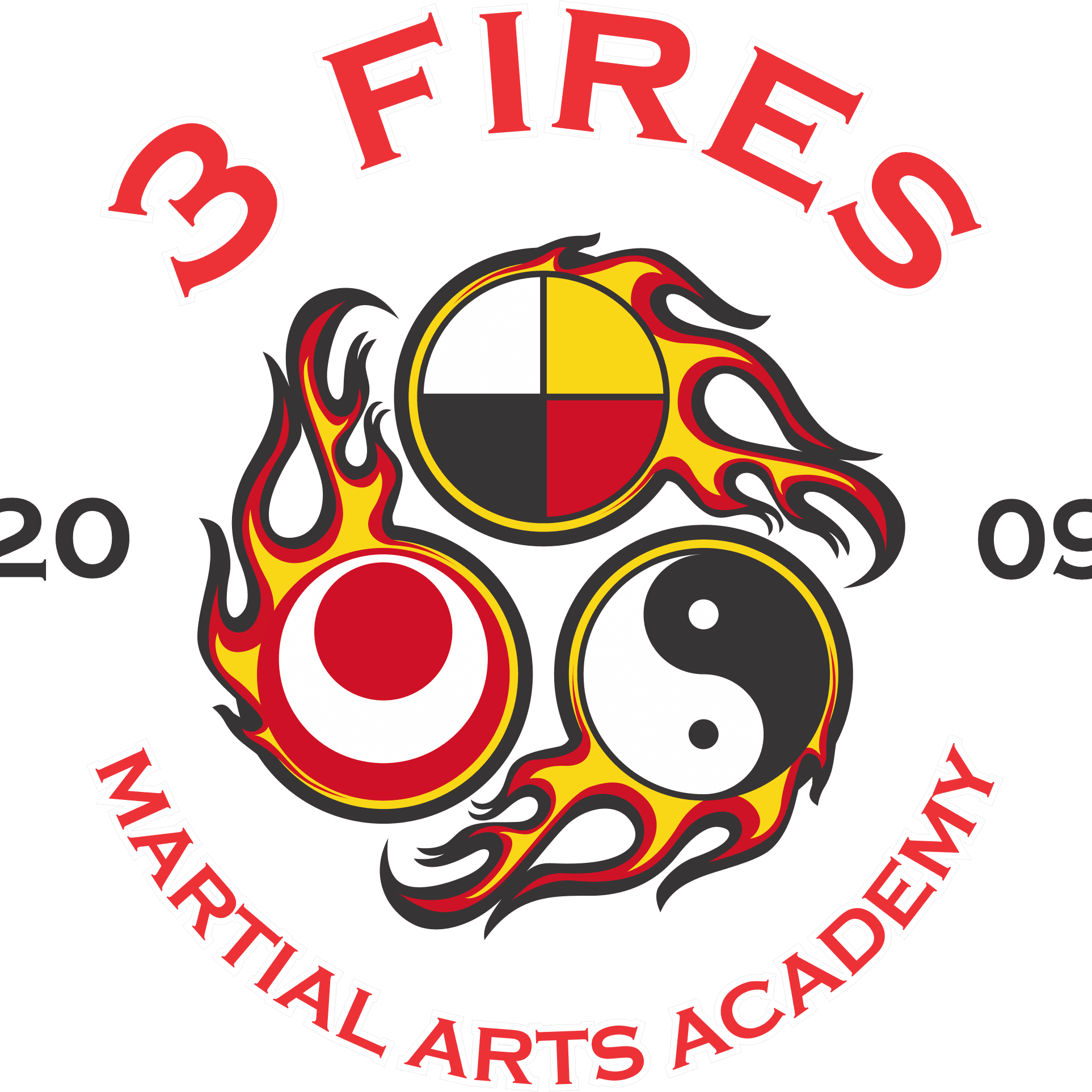 3 FIRES MARTIAL ARTS ACADEMY logo