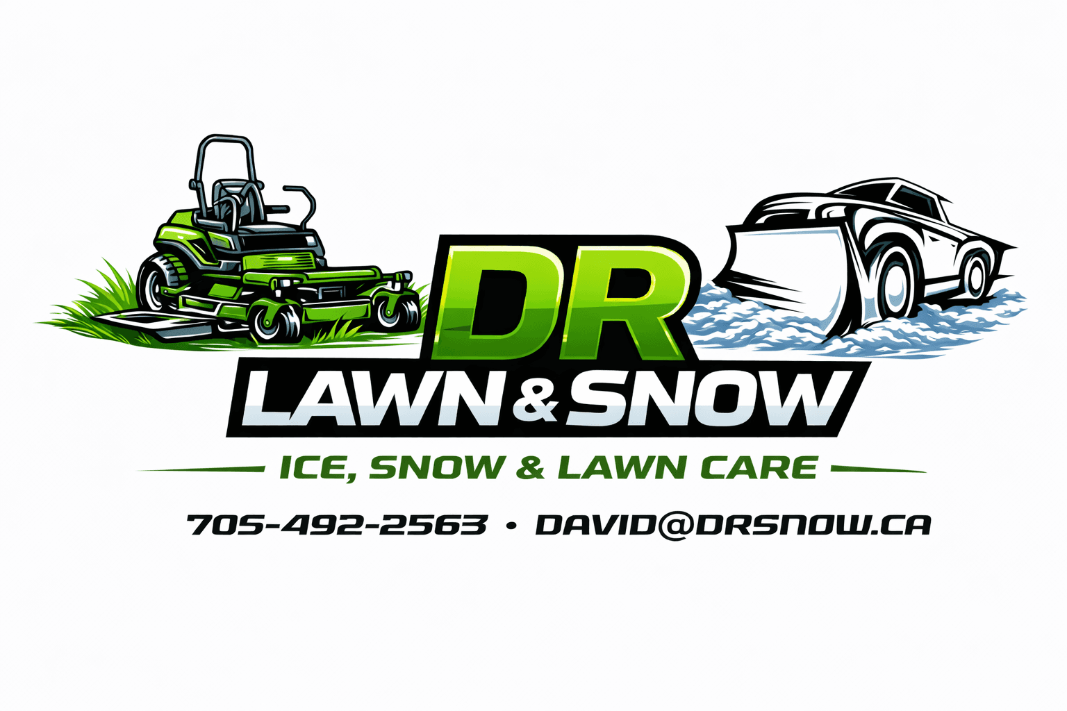 DR LAWN & SNOW logo
