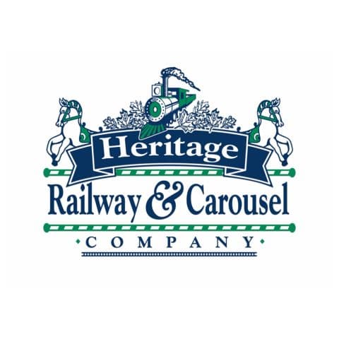 HERITAGE RAILWAY AND CAROUSEL COMPANY logo