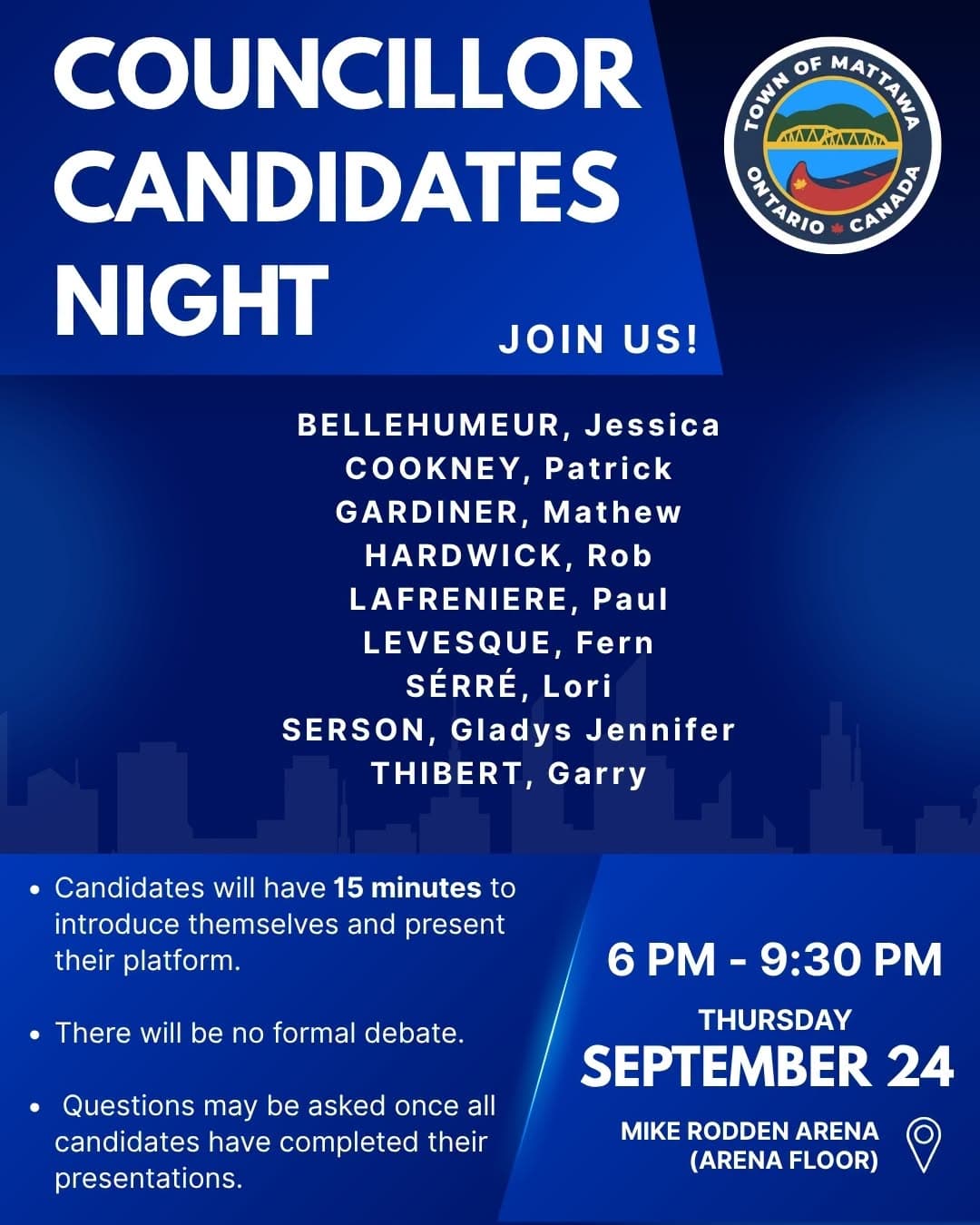 Councillor Candidates Night