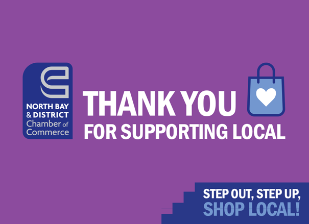 Step Out Step up Shop Local - North Bay Chamber of Commerce